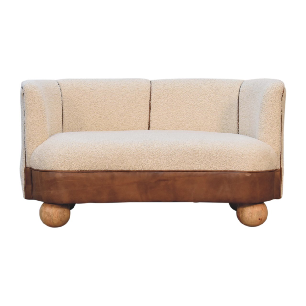 Artisan - Buffalo Sofa in Cream, Boucle