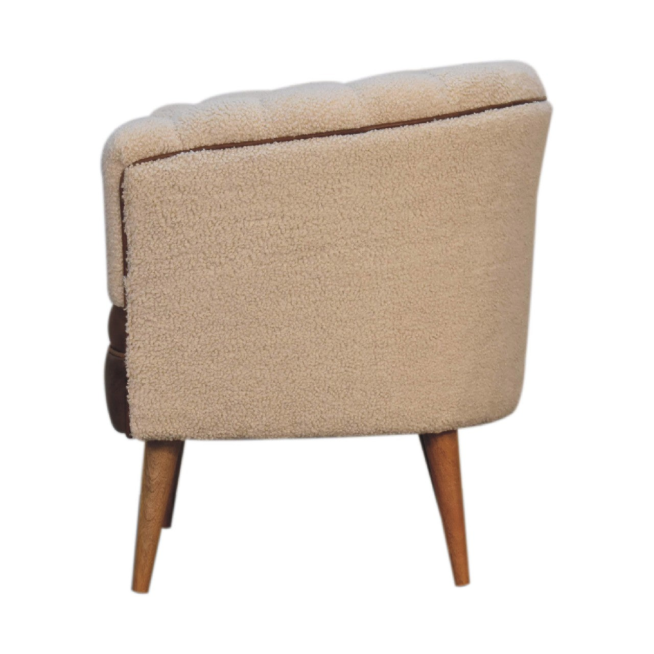 Artisan - Buffalo Armchair in Cream, Boucle
