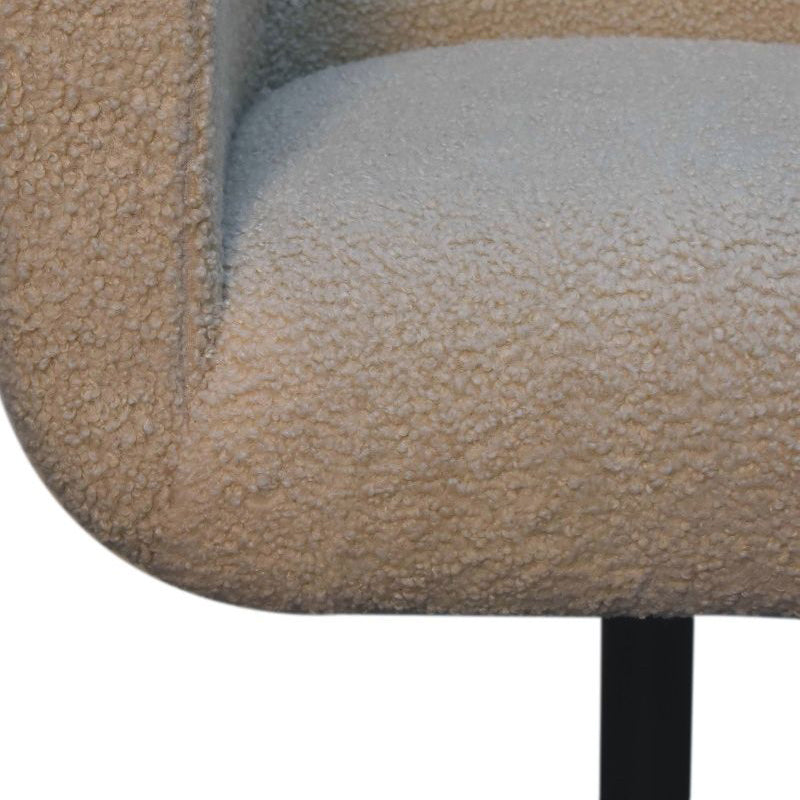 Artisan - Cream Boucle Swivel Chair