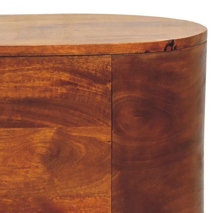 Artisan - Chestnut Rounded Lid Up Blanket Box