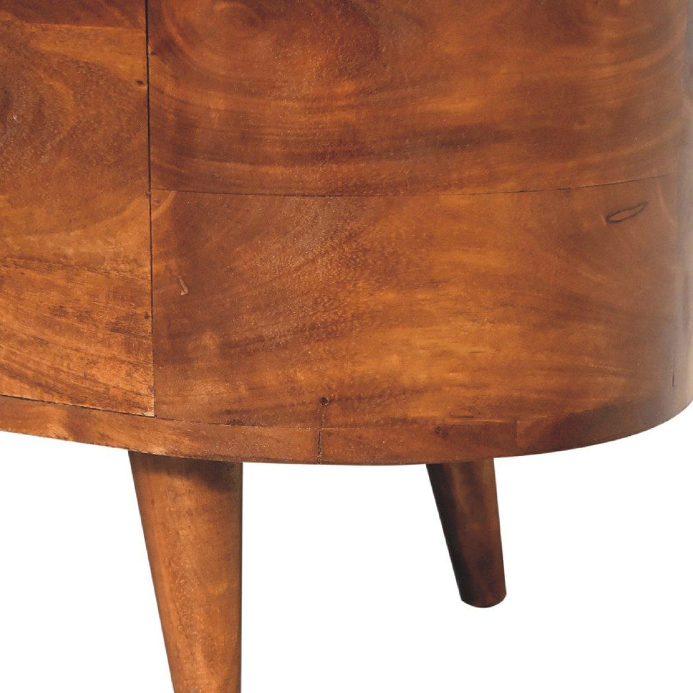 Artisan - Chestnut Rounded Lid Up Blanket Box