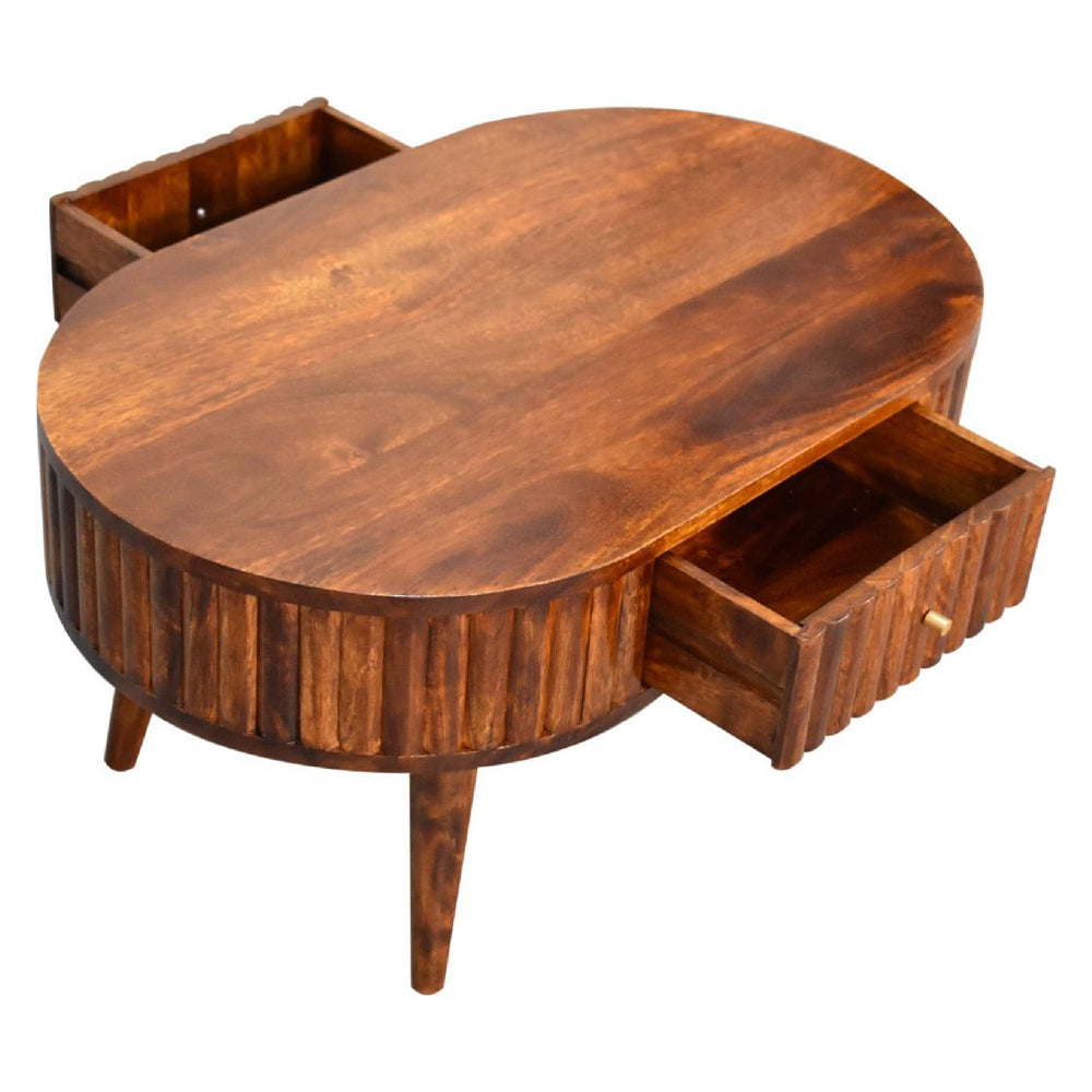 Artisan - Stripe Chestnut Coffee Table