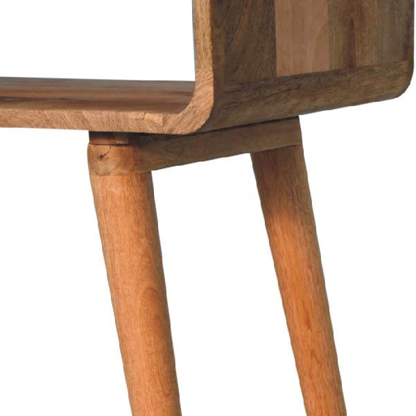 Artisan - Reverse Curve Oak-Ish Media Unit