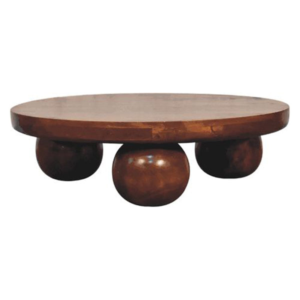 Artisan - Chestnut Central Ball Table