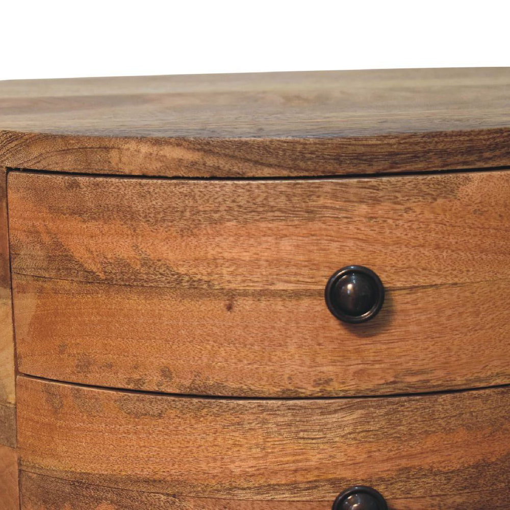 Artisan - Odyssey Oak-Ish Tripod Nightstand
