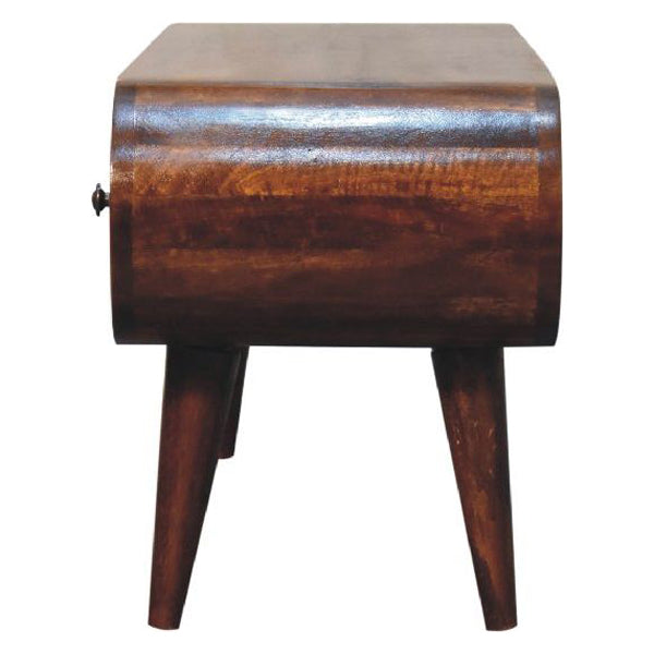 Artisan - Chestnut Circular TV Unit