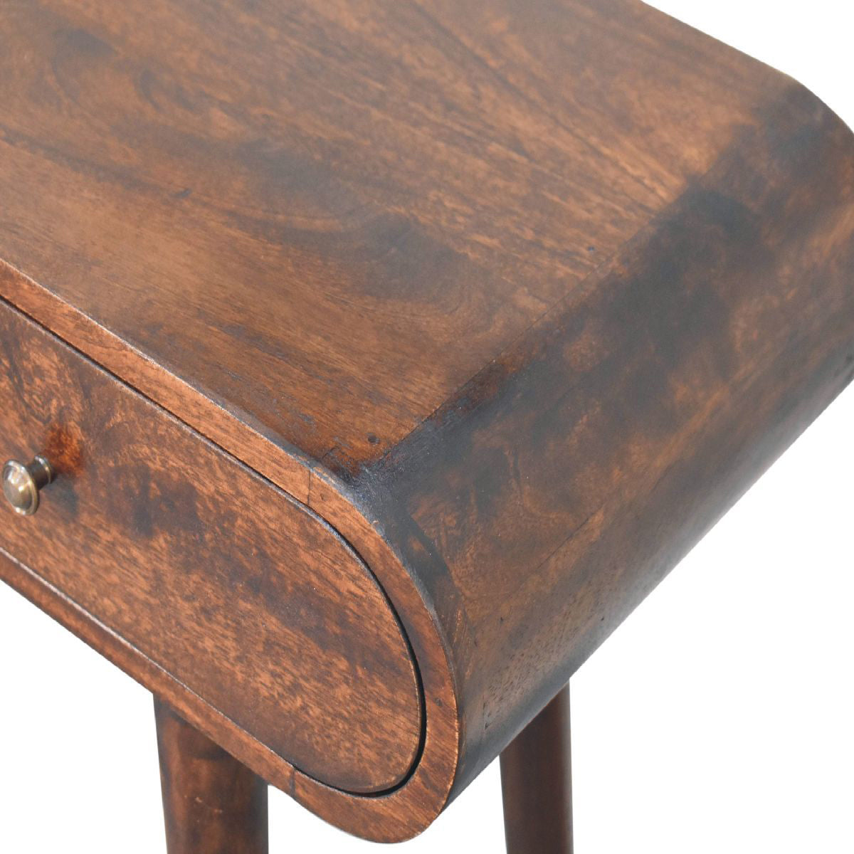 Artisan - Light Walnut Curved Edge Console Table