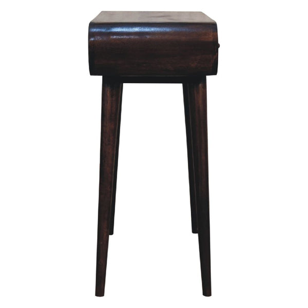 Artisan - Light Walnut Curved Edge Console Table