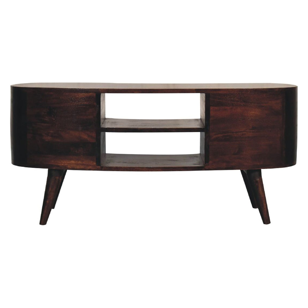 Artisan - Light Walnut Wave Entertainment Unit