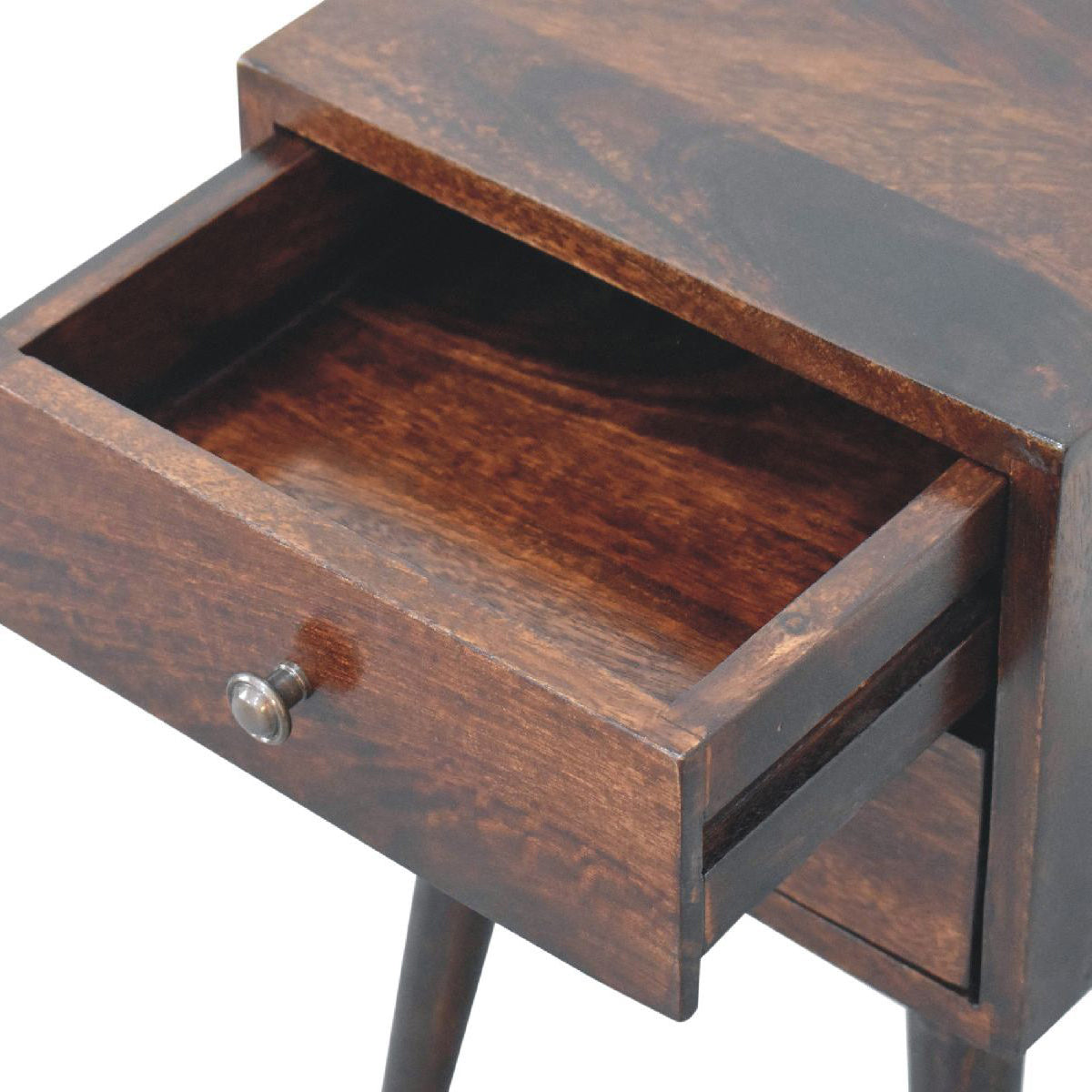 Artisan - Mini 2 Drawer Light Walnut Nightstand