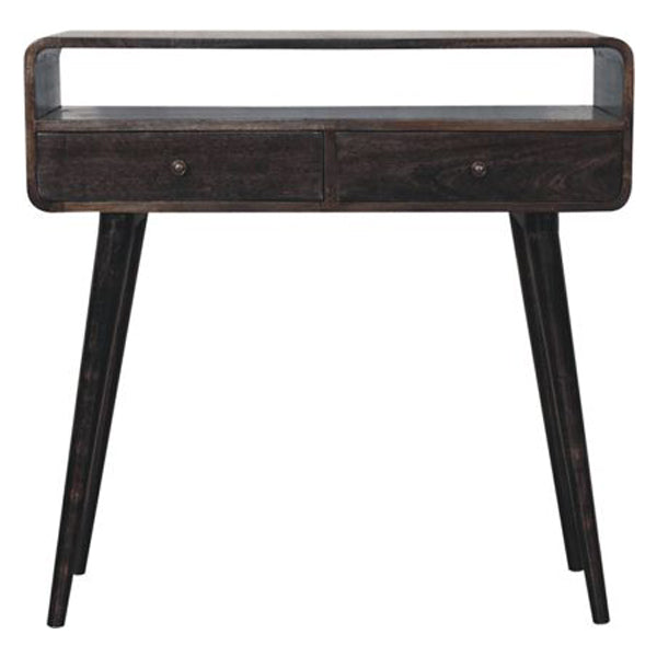 Artisan - Curved Ash Black Console Table