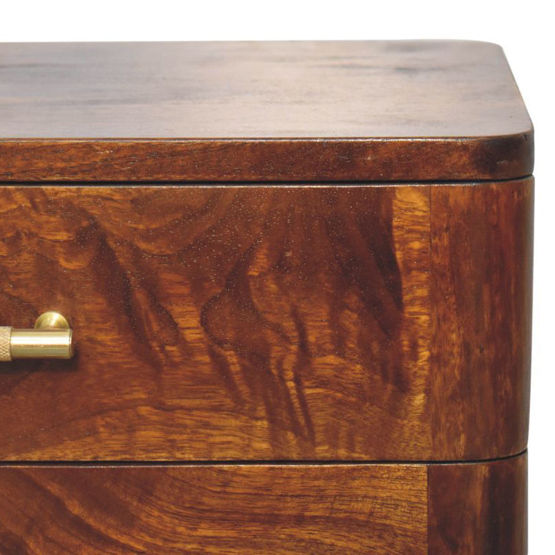 Artisan - Chestnut T-Bar Nordic Nightstand