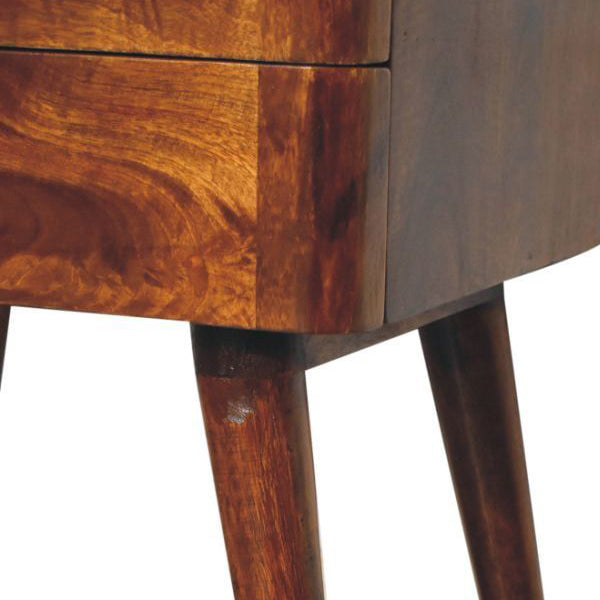 Artisan - Chestnut T-Bar Nordic Nightstand