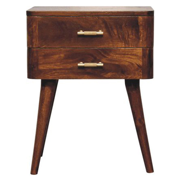 Artisan - Chestnut T-Bar Nordic Nightstand