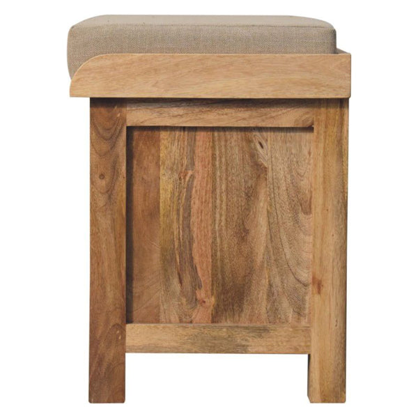 Artisan - Rattan Basket Linen Bench