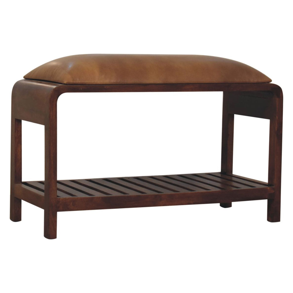 Artisan - Buffalo Slatted Square Bench