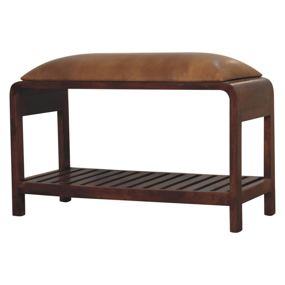 Artisan - Buffalo Slatted Square Bench