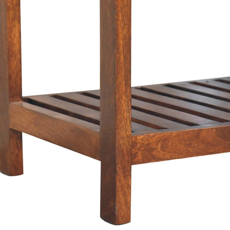 Artisan - Buffalo Slatted Square Bench