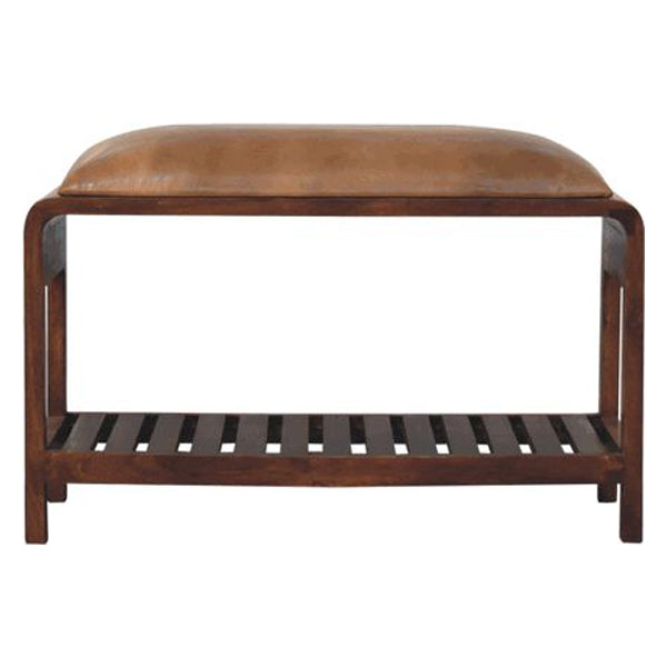 Artisan - Buffalo Slatted Square Bench