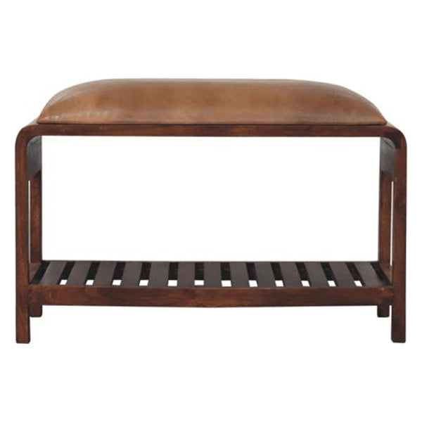 Artisan - Buffalo Slatted Square Bench