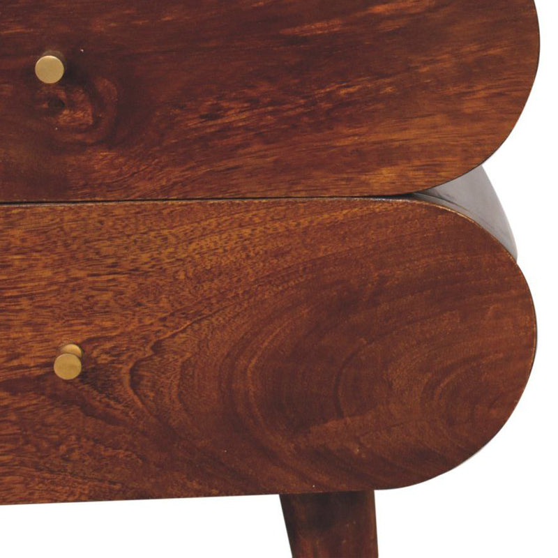 Artisan - Bubble Chestnut Bedside