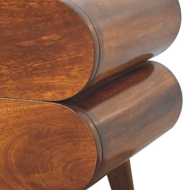 Artisan - Bubble Chestnut Bedside