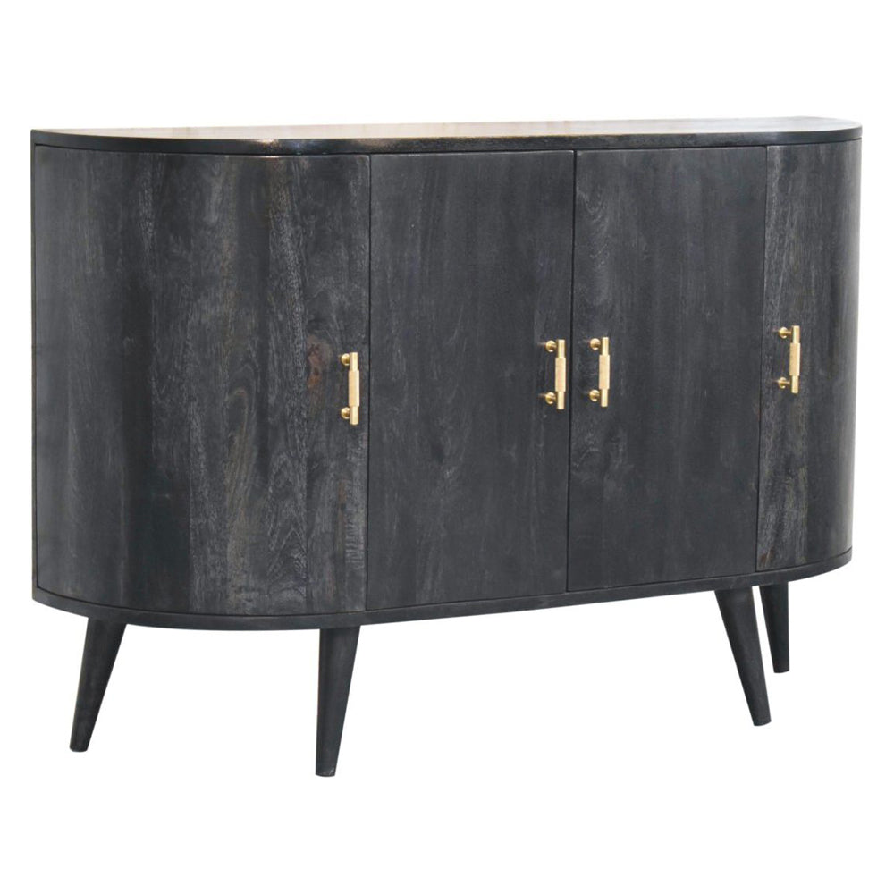 Artisan - Ash Black T-Bar Quad Cabinet