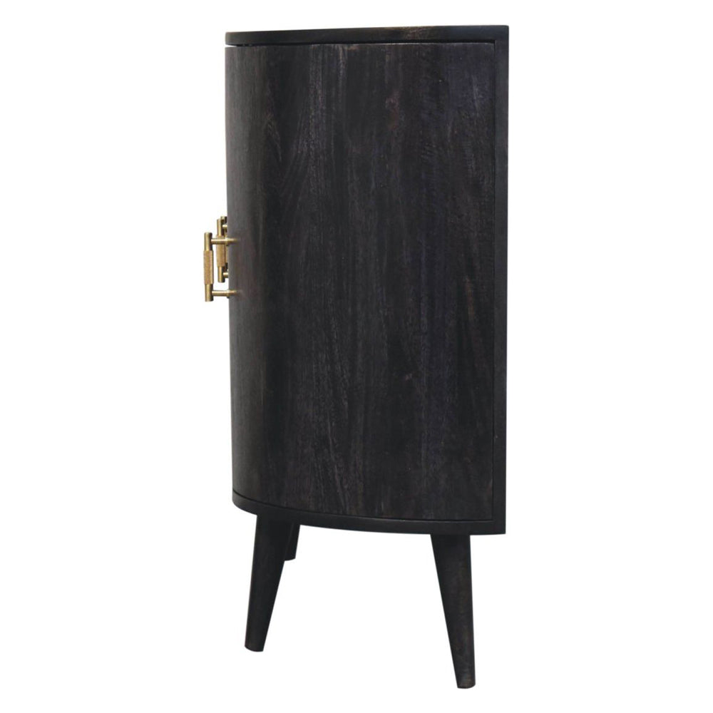 Artisan - Ash Black T-Bar Quad Cabinet