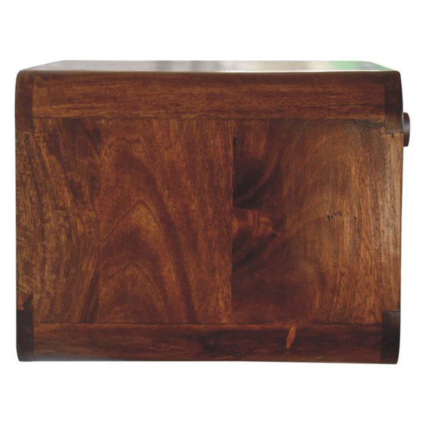 Artisan - Chestnut Wall Mounted Open Woven Bedside