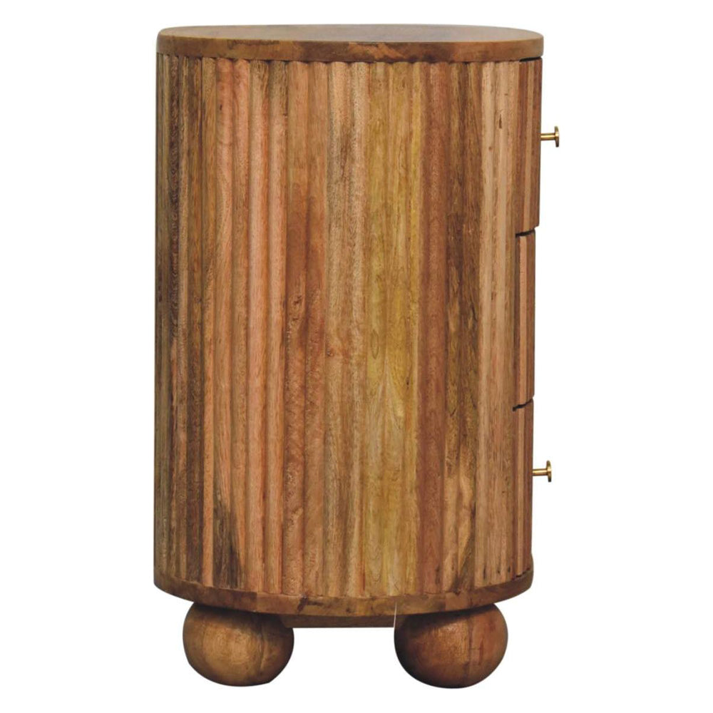 Artisan - Soba Ball 3 Drawer Bedside