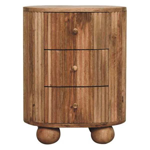 Artisan - Soba Ball 3 Drawer Bedside