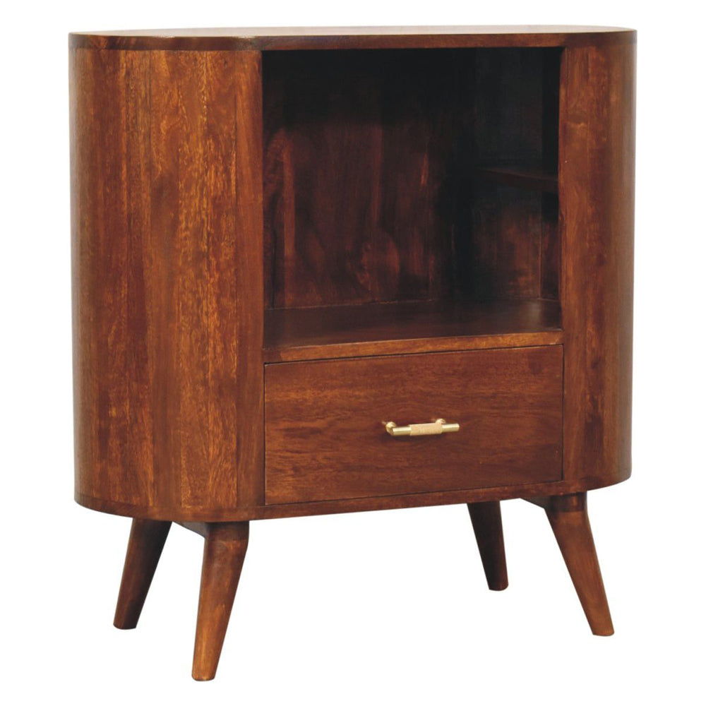 Artisan - T-Bar Cortez Chestnut Open Slot Cabinet