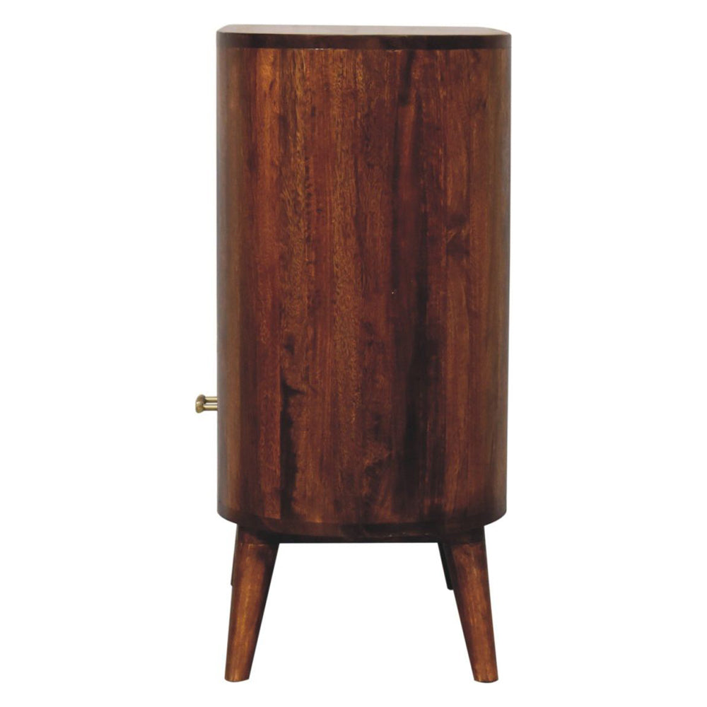 Artisan - T-Bar Cortez Chestnut Open Slot Cabinet