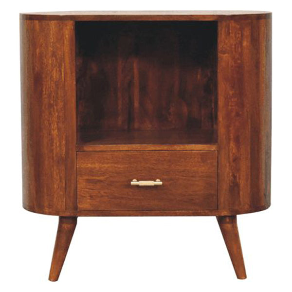 Artisan - T-Bar Cortez Chestnut Open Slot Cabinet