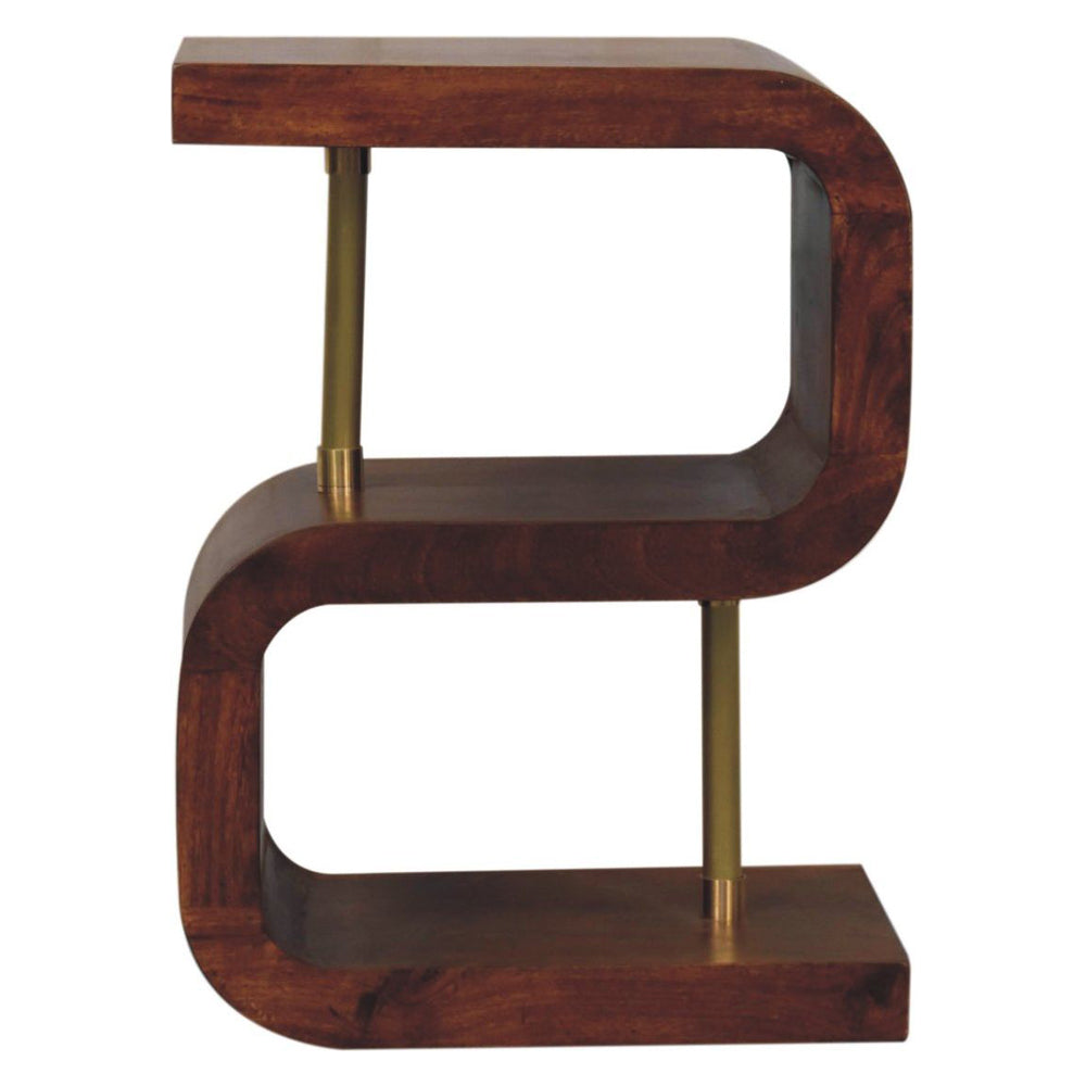 Artisan - S-Curve Brass Bedside