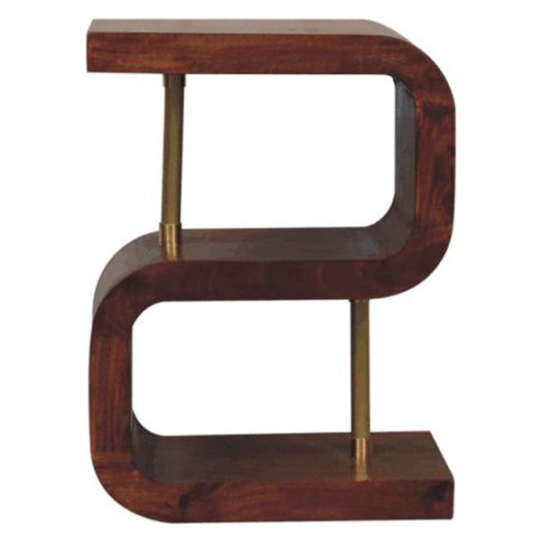 Artisan - S-Curve Brass Bedside