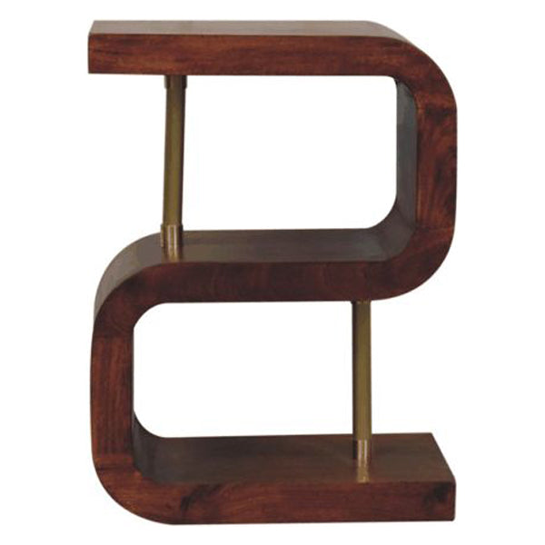 Artisan - S-Curve Brass Bedside