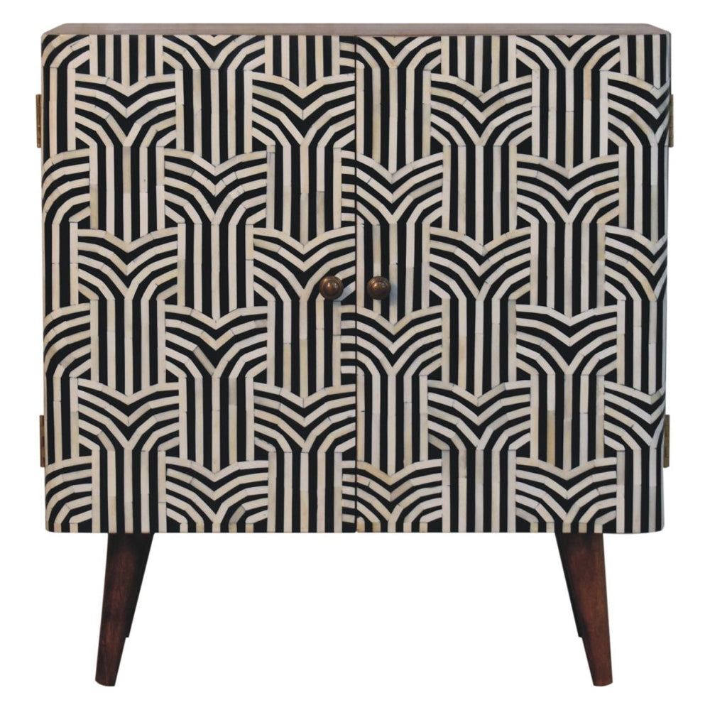 Artisan - Honey Caramel Edessa Bone Inlay Cabinet