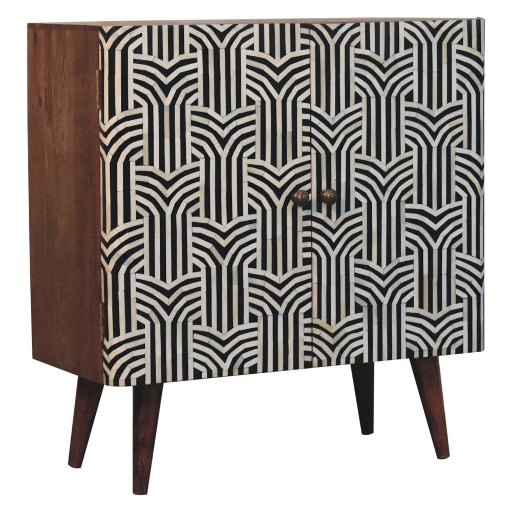 Artisan - Honey Caramel Edessa Bone Inlay Cabinet