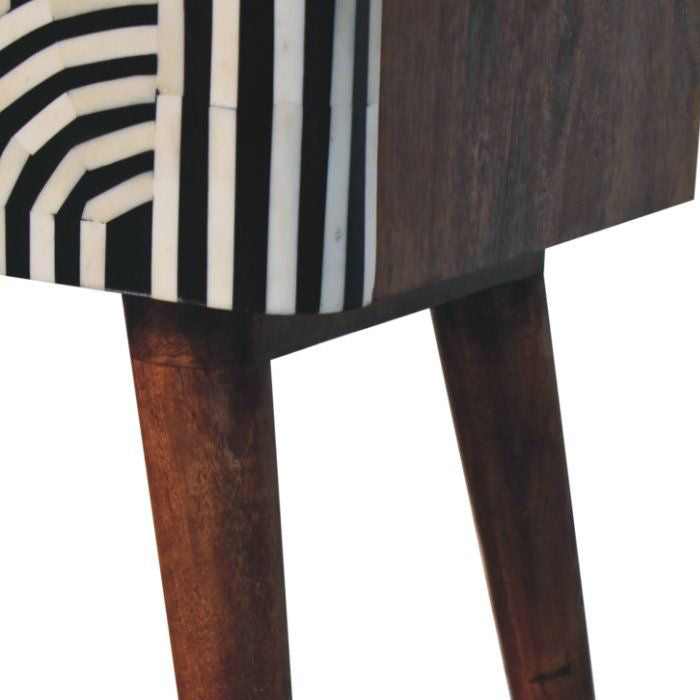 Artisan - Honey Caramel Edessa Bone Inlay Bedside