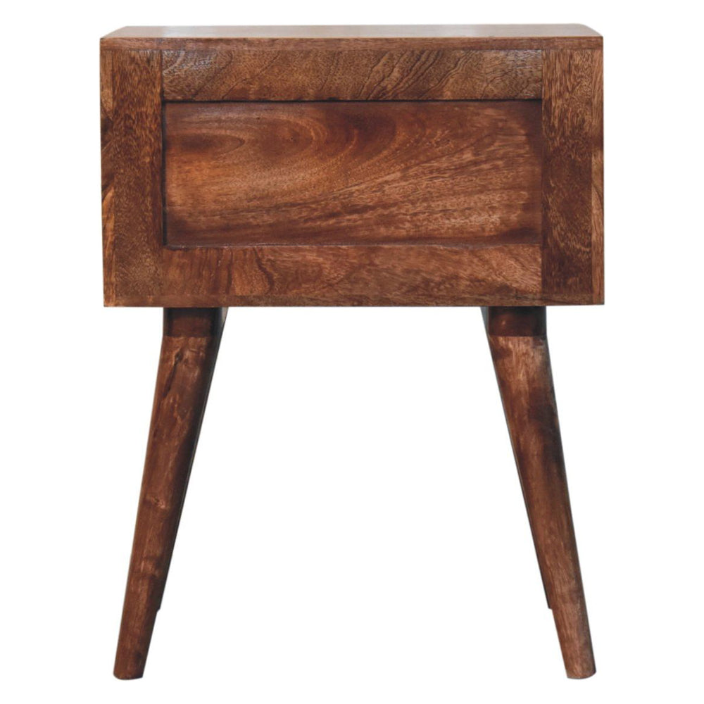 Artisan - Honey Caramel Edessa Bone Inlay Bedside