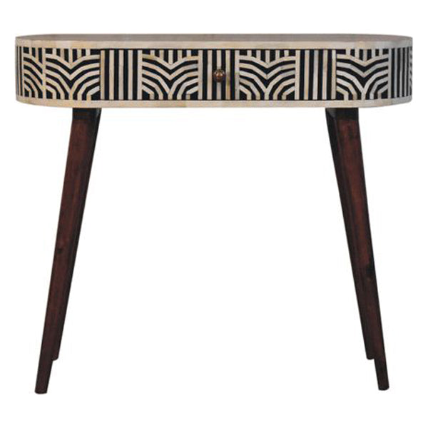 Artisan - Honey Caramel Edessa Bone Inlay Console Table