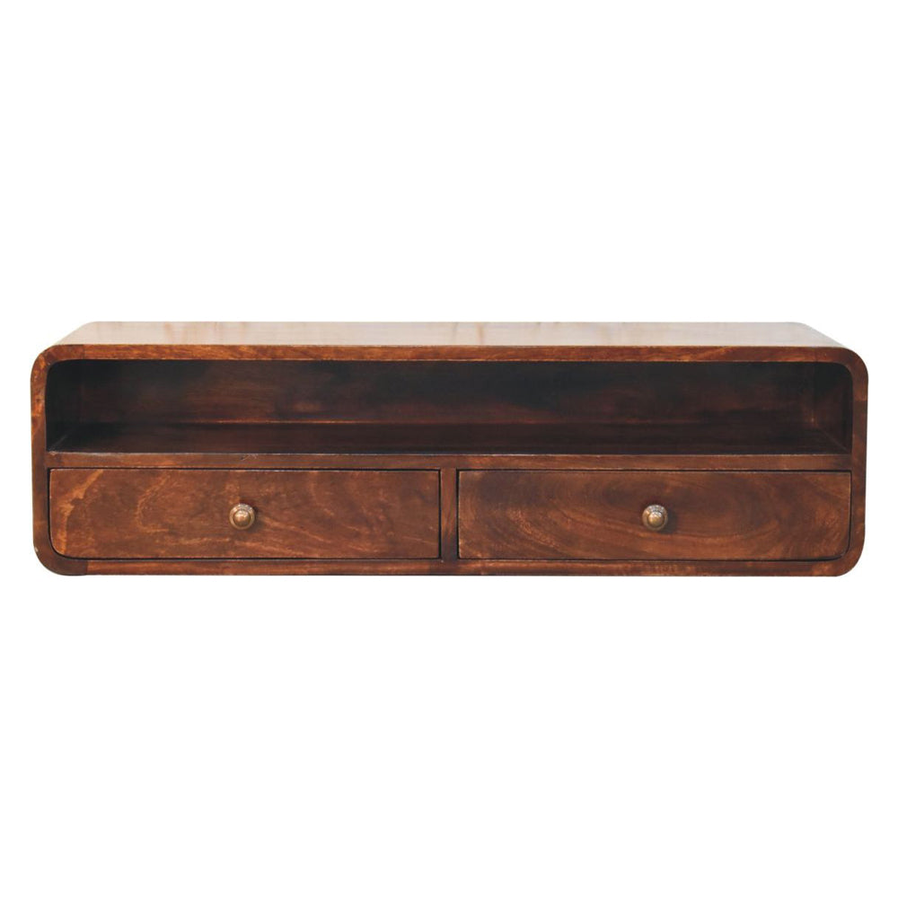 Artisan - Floating California Walnut Open Console