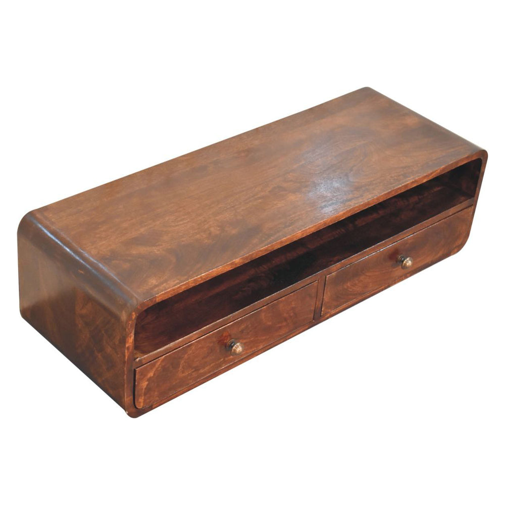 Artisan - Floating California Walnut Open Console