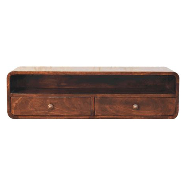 Artisan - Floating California Walnut Open Console