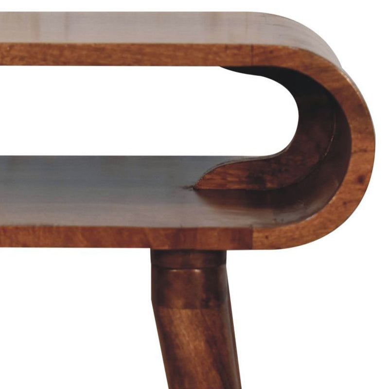 Artisan - Amaya Honey Caramel Nordic Style Console Table
