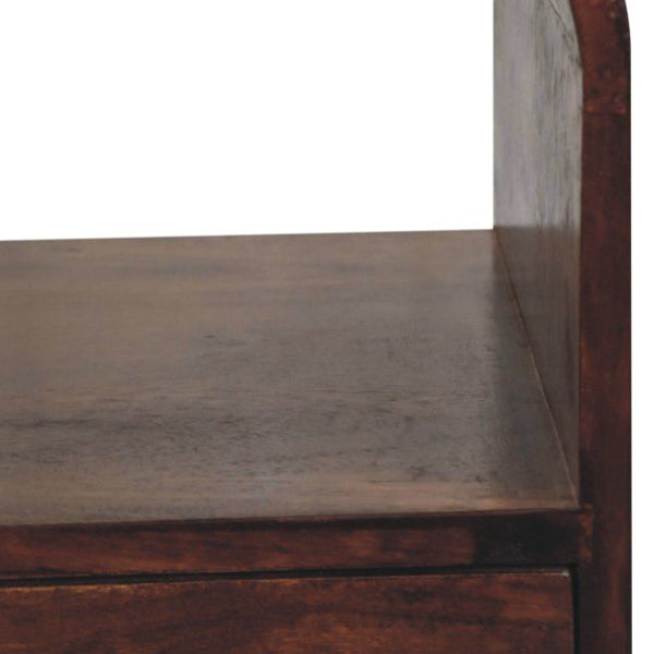 Artisan - California Walnut Curved Edge Bedside