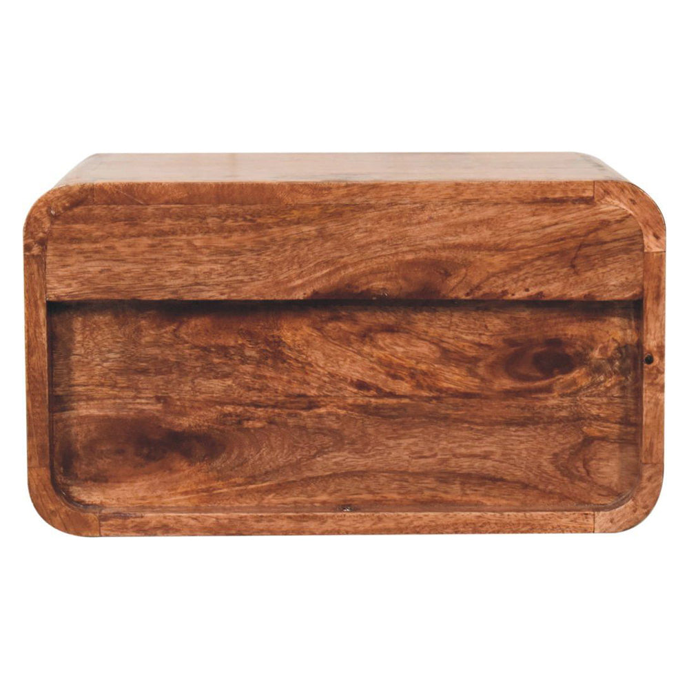 Artisan - Honey Caramel 2 Drawer Floating Bedside