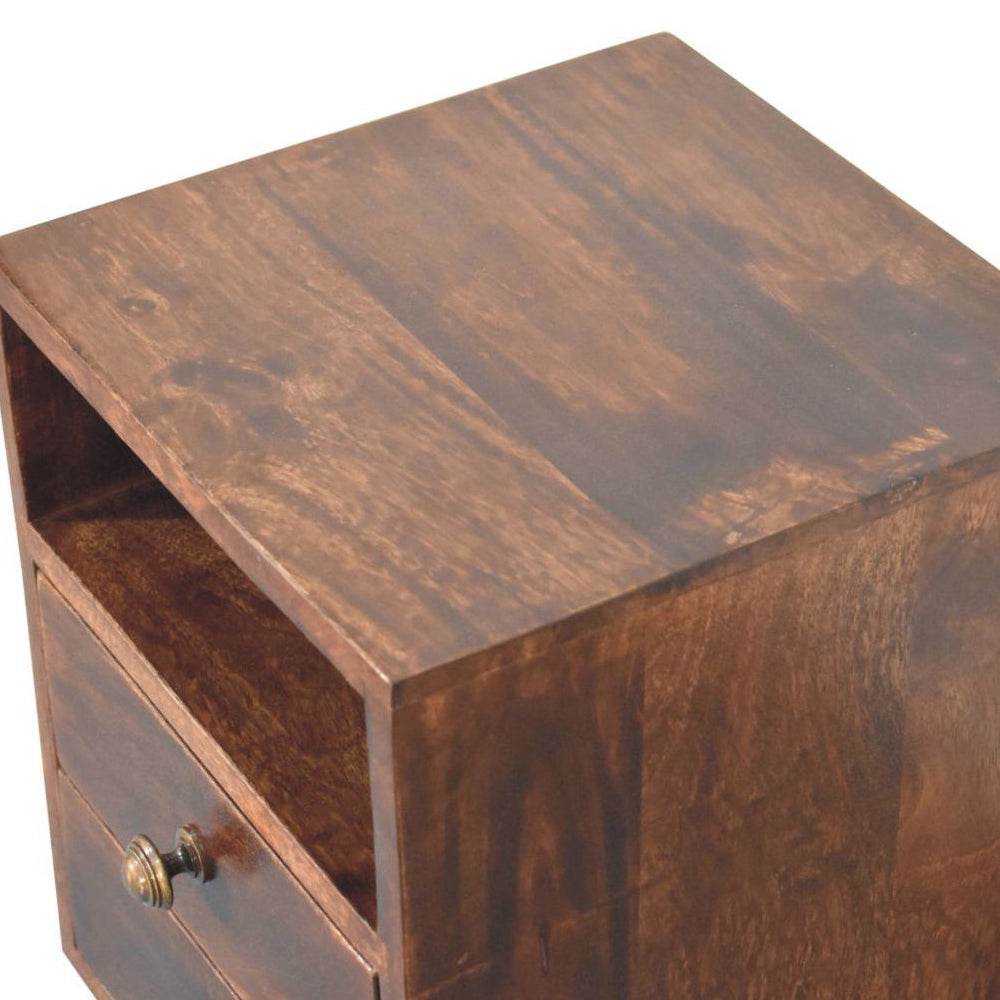 Artisan - Mini Classic California Walnut Bedside