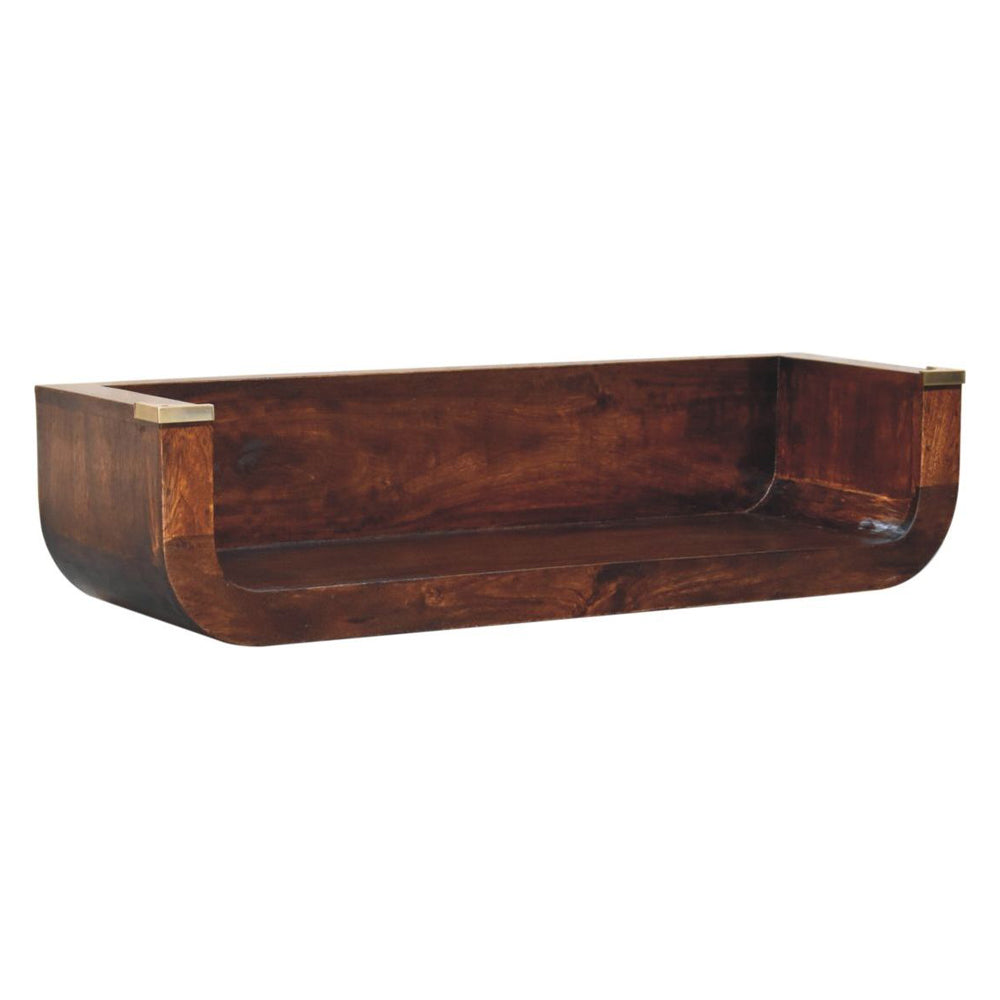 Artisan - Indira California Walnut Floating Console Table